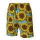 thumbnail image 4 of Fotbe Sunflowers Trajes de Baño Estampados para Hombre, Shorts de Verano de Secado Rápido, Ropa de Playa, Bañadores-Medium, 4 of 6