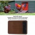 thumbnail image 4 of Puerta automática inteligente con acceso a gallinero, alimentada por energía solar y batería recargable integrada para una entrada y salida sin inconvenientes, diseñada para brindar seguridad y, 4 of 5