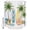 Beige, variant on Summer Surfboard Bathroom Shower Curtains with 12 Hooks Waterproof Shower Curtain for Stalls and Bathtubs Tropical Palm Tree Coastal Swimming Ring Decorative Bathroom Privacy Curtain 36x72 Inches