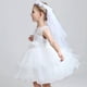 thumbnail image 5 of Wreaths Flower Lace Head Veil Elegant Floral Hair Styling Accessories for Artistic Photo Shooting, 5 of 5