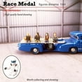 thumbnail image 2 of Wweixi Miniature 1/64 Scale Painted Figure Driver Scene Decor Children Toy S Gauge Racer White, 2 of 8