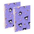 thumbnail image 2 of Haosy Adorable Demon and Flower Notebooks 1-subject Journal 60 Sheets A5 College Ruled Paper Detachable Ring 8.3"x5.7", 2 of 7