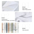 thumbnail image 2 of Yayeee Kitchen Hanging Hand Towels Set of 2 with Loop Bathroom Absorbent Tie Towel, Nautical Pattern, 2 of 7