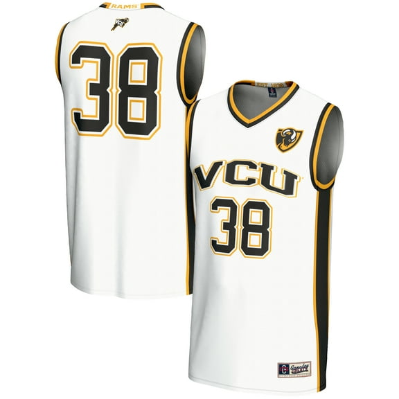 Unisex GameDay Greats #38 White VCU Rams Lightweight Basketball Jersey