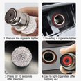 thumbnail image 5 of Crystal Car Cigarette Lighter Bling Rhinestone Car Cigarette Lighter 12V, Fits Most Vehicles, Pink, 5 of 5