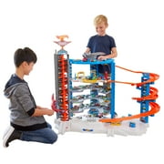 Hot Wheels Track Playset with Four 1:64 Scale Toy Cars, Super Ultimate Garage, over 3-Feet Tall