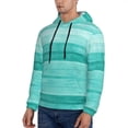 thumbnail image 3 of Goofa Teal Turquoise for Men's Hooded Sweatshirt - Lightweight Pullover Hoodie with Kangaroo Pocket, Perfect for Everyday Wear-XX-Large, 3 of 7