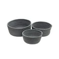 thumbnail image 1 of Toystoory 3 unids/set cesta de almacenamiento de acrílico Color sólido artículos diversos para el hogar maquillaje ropa interior Almacenamiento y organización del hogar Gris oscuro, 1 of 6