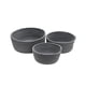 thumbnail image 1 of Advancent 3 unids/set cesta de almacenamiento de acrílico Color sólido artículos diversos para el hogar maquillaje ropa interior Almacenamiento y organización del hogar Gris oscuro, 1 of 6