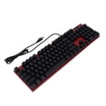 thumbnail image 3 of Teclado mecánico Sincero interruptor rojo 104 teclas USB, 3 of 10