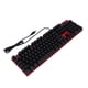 thumbnail image 3 of Teclado mecánico Sincero interruptor rojo 104 teclas USB, 3 of 10