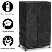 Midwest Homes for Pets, Ferret and Critter Nation Cages Black Polyester Cover for Double Unit