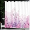 thumbnail image 3 of Ambesonne Flower Shower Curtain, Spring Time Fantasy, 69"Wx70"L, Pink Purple, 3 of 4