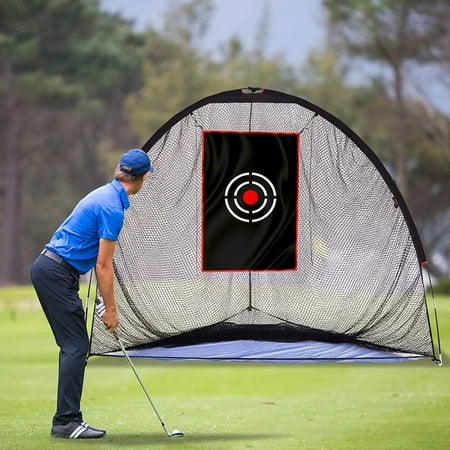 ANDGOAL Golf Practice Net, Golf Hitting Net Indoor, Portable Golf Driving Net Outdoor, Golf Net for Backyard Driving, Golf Training Net Sturdy Golf Swing Net with Target Carry Bag Multi Size Optional