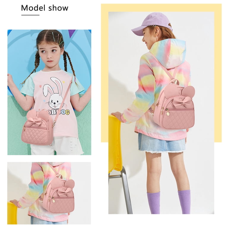 KL928 Bowknot Polka Dot Cute Mini Backpack Small Daypacks  display picture 1