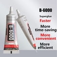 thumbnail image 6 of 9 Count 110ml B6000 Clear Multi-Purpose Adhesive Craft Glue with Precision Tip, Ideal for Rhinestones, Jewelry Making, Phone Repair, Fabric, Wood and DIY Crafts, 6 of 7