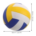 thumbnail image 2 of Phenofice Ballon de Sport Extérieur Volleyball PU Rond Durable 1ensemble, 2 of 8