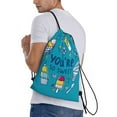 thumbnail image 3 of Kdxio You are so Sweet Print Drawstring Backpack Bag,Waterproof Draw String Back Sack, Gym Drawstring Bags Swim Bag For Unisex, 3 of 9
