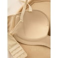 thumbnail image 5 of Wingslove Women's Seamless Strapless Push Up Bra Full Figure Wirefree Multiway Convertible bra, Nude 36C, 5 of 9