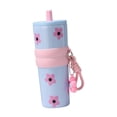 thumbnail image 3 of Siruishop Bouteille d'Eau Mignonne en Acier Inoxydable Isolée pour Marche Randonnée Fête Rose Rouge, 3 of 8