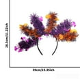 thumbnail image 4 of Diadema de Halloween para mujeres y niñas, decoración para el cabello, accesorios para el cabello, diadema con corte de pelo, 4 of 7
