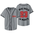 thumbnail image 1 of Anuel AA 23 Jersey Real Hasta la Muerte Merch Baseball Jacket Summer Women Men Fashion Casual Short Sleeve Tee T-shirts,style 2, 1 of 3