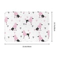 thumbnail image 3 of Non Slip Door Mat, Pink Cute Poodle Dog Crown Fast Drying Bath Tub Mats, Absorbent Bathroom Rugs Entrance Welcome Mat, Bath MatS for Tub, Floor, Home, Kitchen, Hotel,16x24in, 3 of 6