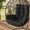 Black-[Removable Cover], variant on Bxaolu Outdoor Hanging Egg Chair Cushion Replacement 47"x23.4" Thicken Hanging Egg Swing Chair Cushion Indoor Outdoor Wicker Rattan Hammock Basket Cushions(Coffee)