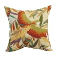 thumbnail image 2 of Blazing Needles 17 in. Square Polyester Outdoor Throw Pillows, Tucuman Caffe - Set of 2, 2 of 2