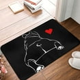 thumbnail image 6 of Bingfone Animal Bulldog Door Mat 16"x24" Front Entrance Non-Slip Low Profile Washable for Entryway, 6 of 7