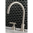 thumbnail image 5 of Kingston Brass Widespread Bathroom Faucets In Brushed Nickel Finish KS8928CML, 5 of 7