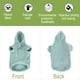 thumbnail image 3 of Sudadera con capucha para perros, ropa de primavera/otoño/invierno, abrigo cálido, verde pálido, XXL, 3 of 7