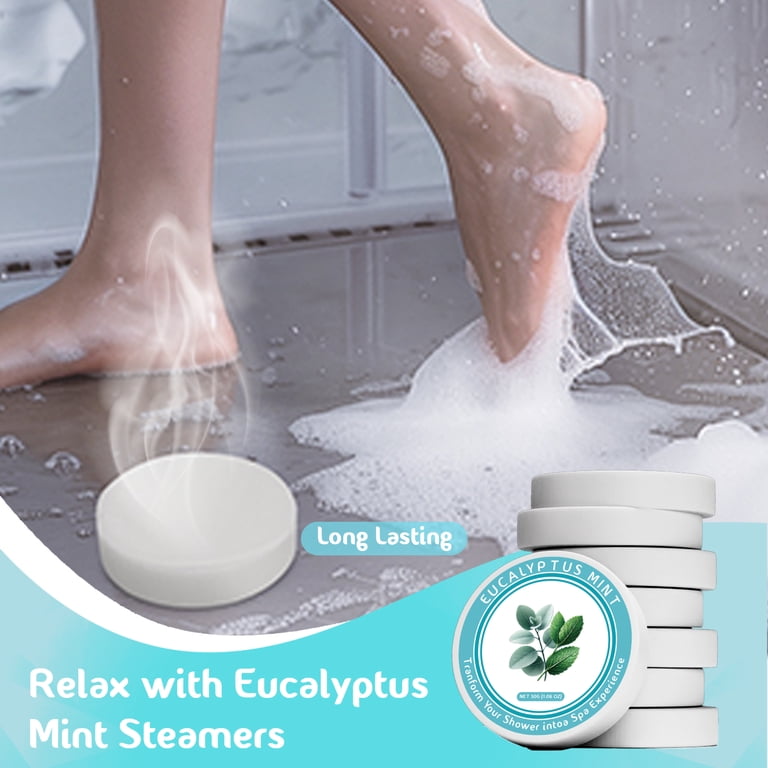 OrientLeaf Eucalyptus Mint Shower Steamers, 8 Tablets photo 6