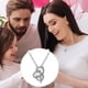 thumbnail image 4 of Fiudx Collar de Corazon, Elegante Colgante de Aleación, Diseño Creativo de Madre E Hijo, Cadete de Clavícula de Moda, Accesorio de Mujer, Regalo de Mamá y Amigas, Perfecto Ocasiones Especiales, Inclu, 4 of 6