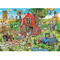 thumbnail image 2 of Cobble Hill Jigsaw Puzzle - DoodleTown: Farmyard Folly, 1000 Piece Puzzle, 2 of 4