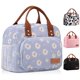 thumbnail image 1 of Bolsa de almuerzo Yotrone para mujer y hombre, aislante, 10 L, color azul margarita, 1 of 7
