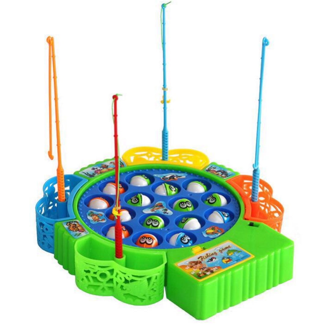 Fishing game set with fishing rods and fishes – SELLET