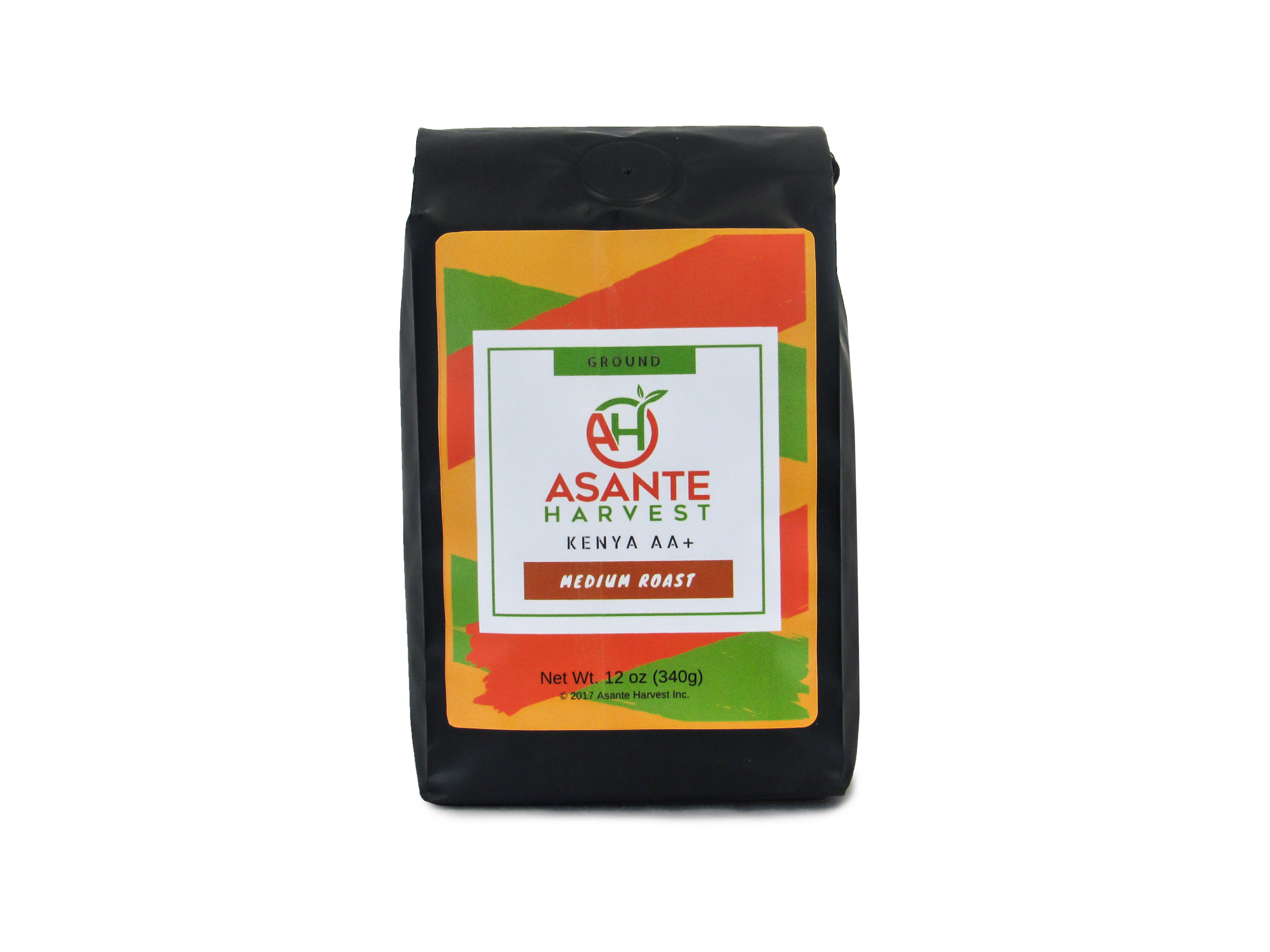 Asante Medium Roast Kenyan Coffee, Ground, 12 oz