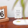 thumbnail image 3 of Table Number Place Card Holder - with Table Numbers Holders x Double Sided Gold Printed Design Photo Picture Holders for Centerpieces Wedding Party Birthday (Gold), 3 of 7