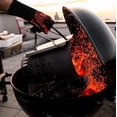 thumbnail image 2 of Protector de manos de silicona antideslizante para barbacoa, protector de manos para horno, de grado alimenticio, para cocina, parrilla, barbacoa, cocina, horneado, soldadura, estilo 1,, 2 of 8