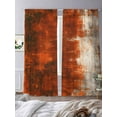 thumbnail image 3 of Abstract Collage Theme Sheer Curtains 84 Inches Long 2 Panels Retro Red Oil Painting Texture Light Filtering Semi Sheer Window Curtains Drapes for Bedroom Living Room 52"x84", 3 of 7