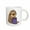 White, variant on 3drose, Funny Cute Sloth Drinking Coffee, 11oz Mug