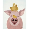 thumbnail image 3 of Fab Funky 20x24 Black Modern Framed Museum Art Print Titled - Pig and Ducklings, 3 of 5