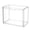 No partition, variant on AOOOWER Modern Clear Display Case With Protective Covers for Action Figure Storage Exhibition Box Crafted from PET
