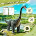 thumbnail image 4 of Paseo de dinosaurios en un coche de juguete Twinkoo, braquiosaurio realista para niños, 4 of 9