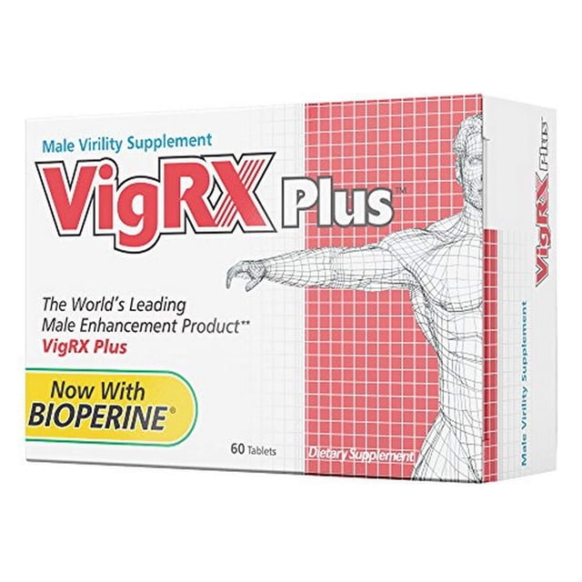 Suplemento VigRX Plus, erección masculina, virilidad, resistencia, 60 pastillas