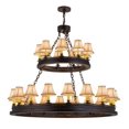thumbnail image 2 of Meyda Tiffany 172678 Sullivan Ranch 27 Light 51" Wide Ring Chandelier - MultiColor, 2 of 5