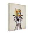 thumbnail image 2 of Fab Funky 'Great Dane Harlequin Beer Lover' Canvas Art, 2 of 3