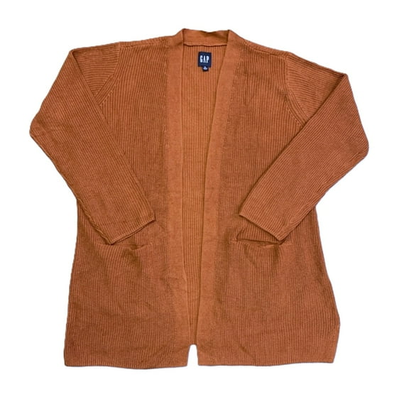 Gap Women's Long Sleeve Open Cardigan - Size XL - Gingerbread