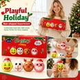 thumbnail image 2 of Christmas Ugly Balls Squishy Gift‑Ready Squeeze Fidget Toy, Slow‑Rebound Stress Relief Play Toy, Portable Sensory Decompression Toy for Teens Adults, Collection Item & Holiday Giveaway(4PCS), 2 of 6